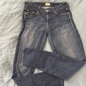 MOTHER Denim. Dark wash. Skinny Jean. Size 27.